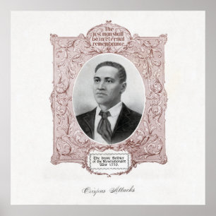 Póster Crispus Attucks Black Patriot American Revolution