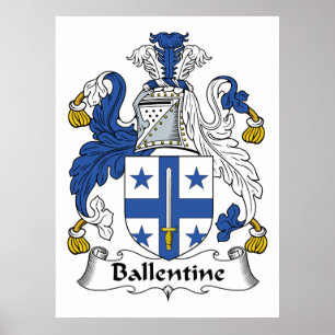 Poster Crista da família de Ballentine