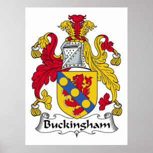 Poster Crista da família de Buckingham
