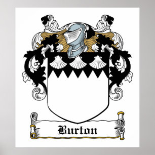 Poster Crista da família de Burton