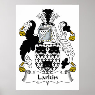 Poster Crista da família de Larkin