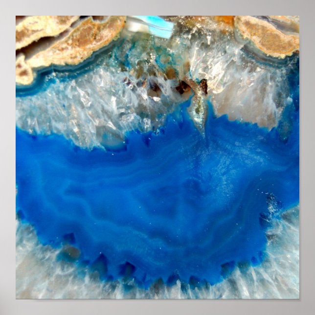 Poster cristal azul (Frente)