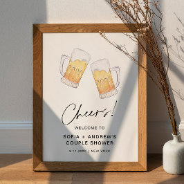Poster CRISTAL Brews antes de eu fazer Casais Chá 18x24