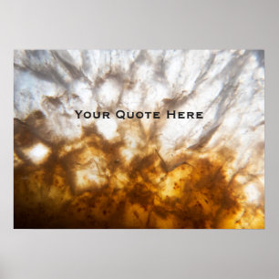 Póster Cristal Citrino Detalhado