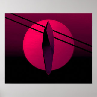 Poster Cristal Escuro