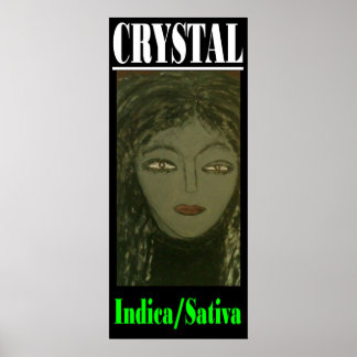 POSTER CRISTAL INDICA SATIVA