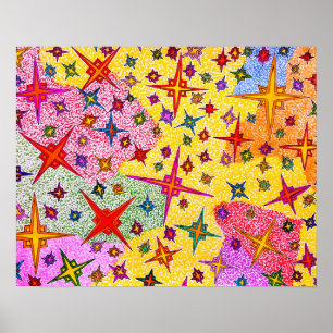 Poster Cristalize - o desenho abstrato