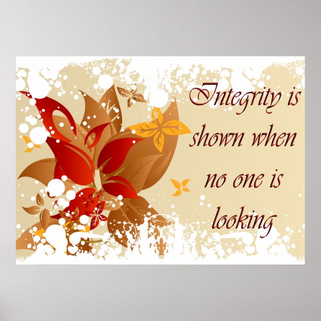 Poster cristão com ditado inspirador (Frente)