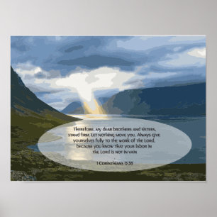 Poster cristão - Corintianos