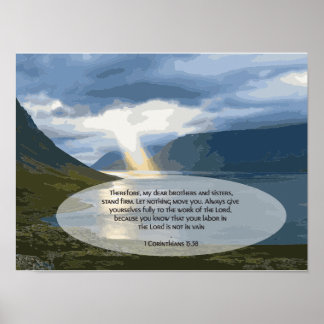 Poster cristão - Corintianos