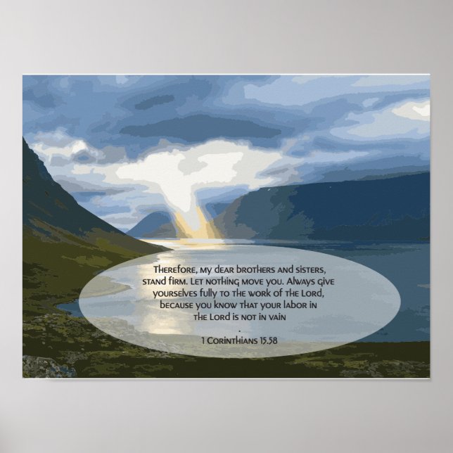 Poster cristão - Corintianos (Frente)