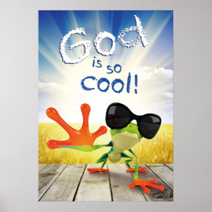 poster cristão legal para crianças arte religiosa 