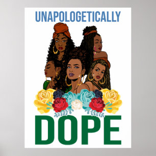 Poster Cristão Negro Não Pede desculpas Sista