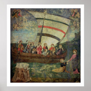 Poster Cristo a caminhar sobre a água, depois da "Navicel