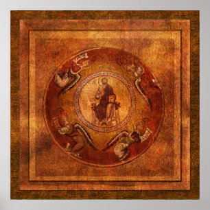 Poster Cristo a iconografia do cristão de Pantokrator