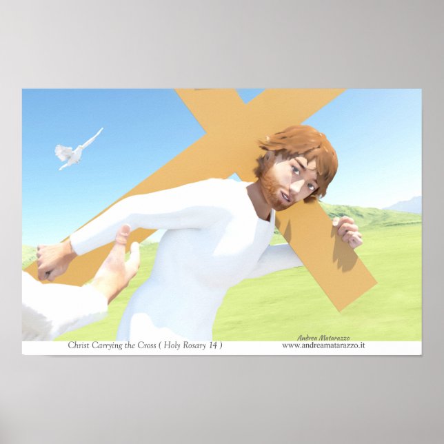 Poster Cristo carregando a Cruz (Frente)