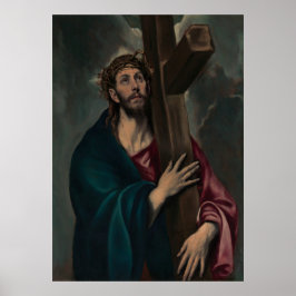 Poster Cristo Carregando a Cruz (Escuro) Cartaz
