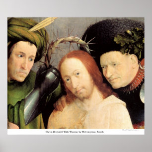 Poster Cristo coroado com os espinhos por Hieronymus