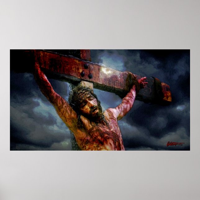 Poster Cristo Crucificado Para VOCÊ! (Frente)