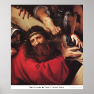 Poster Cristo da Cruz por Lorenzo Lotto