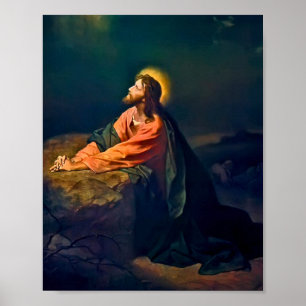 Poster Cristo De Jesus Em Gethsemane