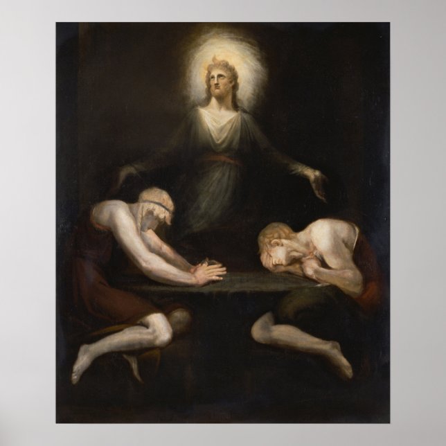 Poster Cristo desaparecendo em Emaús por Henry Fuseli (Frente)