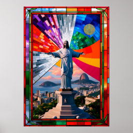 Poster "Cristo do Redemer no Mosaico