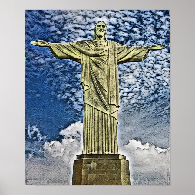 Poster Cristo do Rio Redeemer (Frente)