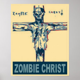 Póster Cristo do zombi