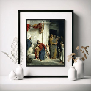 Poster Cristo e Crianças
