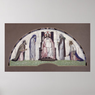 Póster Cristo Enthroned