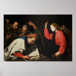 Póster Cristo entre os doutores, c.1630