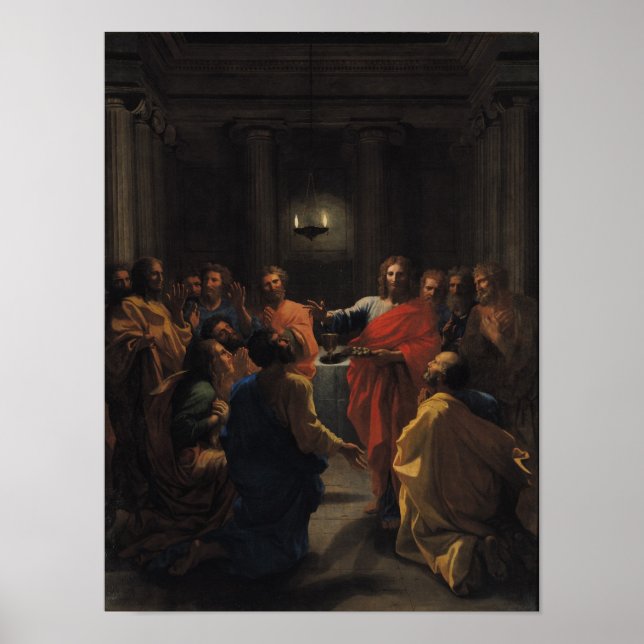 Póster Cristo Instituindo o Eucarista (Frente)