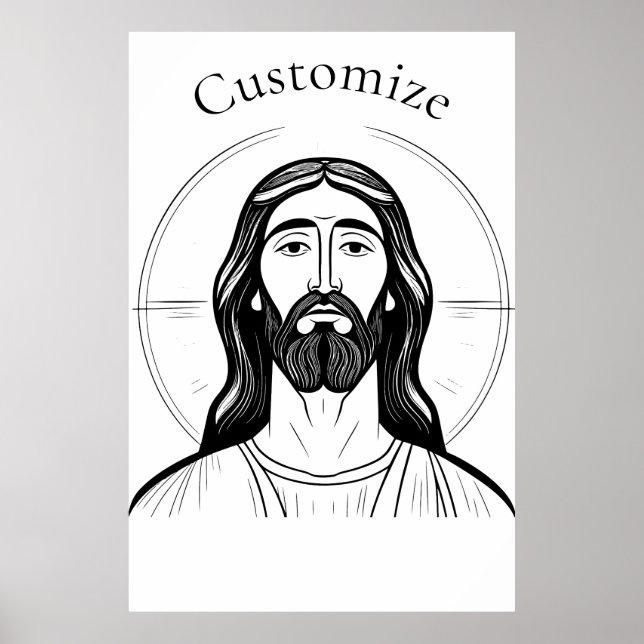 Poster Cristo Jesus Thunder_Cove (Frente)