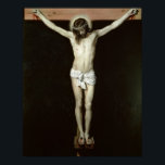 Póster Cristo na Cruz, c.1630<br><div class="desc">Número de Coleta de Imagens: Cristo XJL44945 na Cruz,  c.1630 (óleo na canvas). Velazquez,  Diego Rodriguez de Silva y (1599-1660) na canvas. Prado,  Madrid,  Espanha. 17º</div>