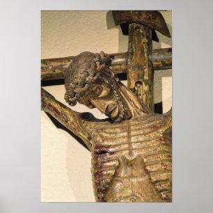 Póster Cristo na cruz, chamada "Le Devot Cristo "