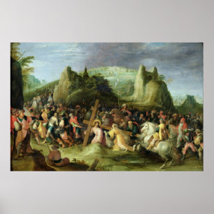 Póster Cristo na estrada ao calvário