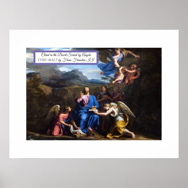 Poster Cristo no deserto (Frente)