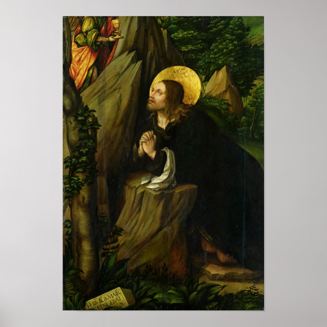 Póster Cristo no Monte das Azeitonas, 1505 (Frente)