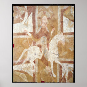 Poster Cristo num Cavalo Branco