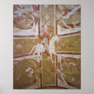 Poster Cristo num cavalo branco