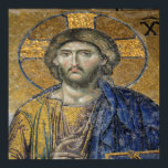 Poster Cristo Pantocrator Islâmico Icônico Religioso Roma<br><div class="desc">A Arte Romana Religiosa Icônica do Pantocrador cristo é uma fotografia da cena do Deesis ou da Justiça Universal. Uma representação icônica do Cristo em Majestade ou Cristo Pantocrator: entronado, carregando um livro, e flanqueado por Maria e Rua. John o Batista. Arte cristã é arte sagrada que usa temas e...</div>