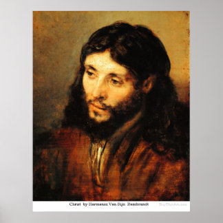 Póster Cristo por Harmensz Van Rijn Rembrandt