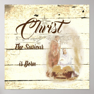 Poster Cristo Salvador nasceu