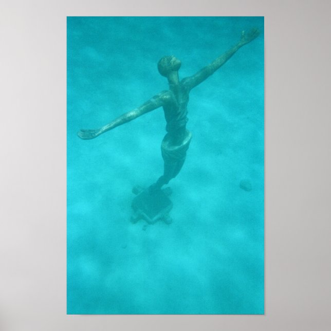 Poster Cristo subaquático (Frente)