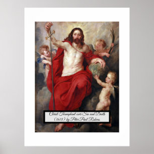 Poster Cristo triunfante sobre a morte