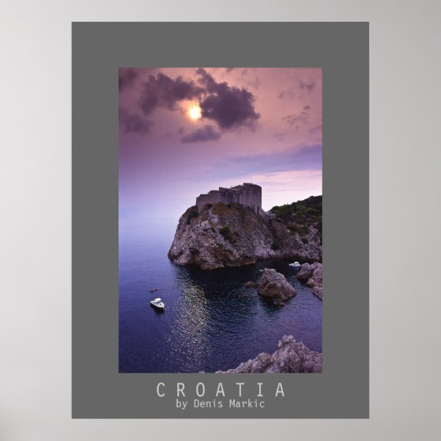 Póster Croácia (Frente)