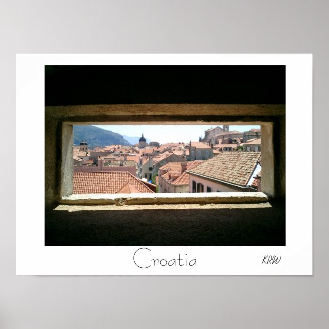 Póster Croácia (Frente)