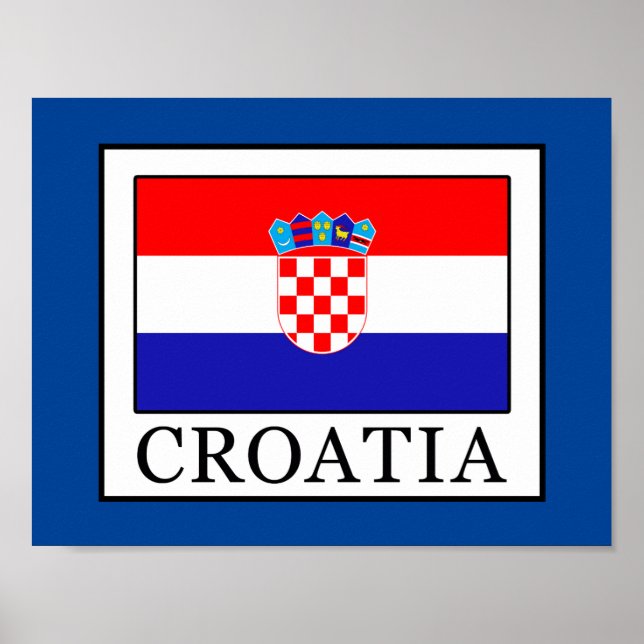 Póster Croácia (Frente)