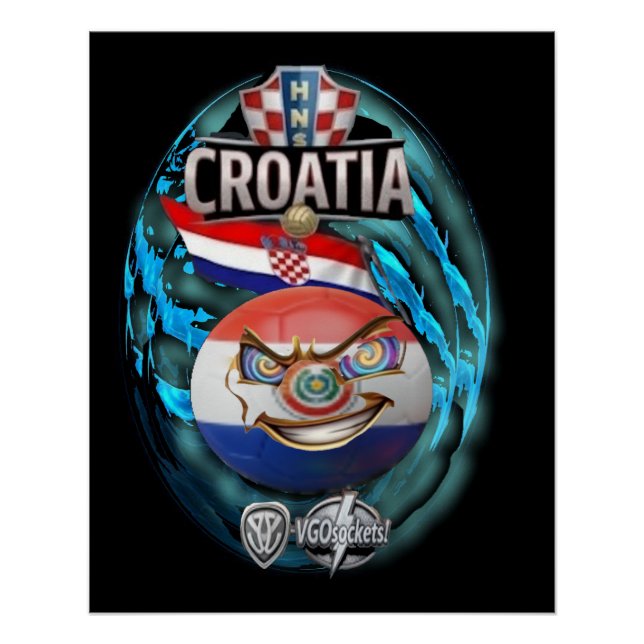 Póster Croácia-GBall (Frente)